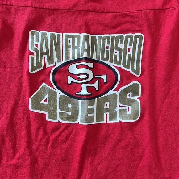 Vintage Logo 7 San Francisco 49ers T-Shirt - Picture 3 of 5